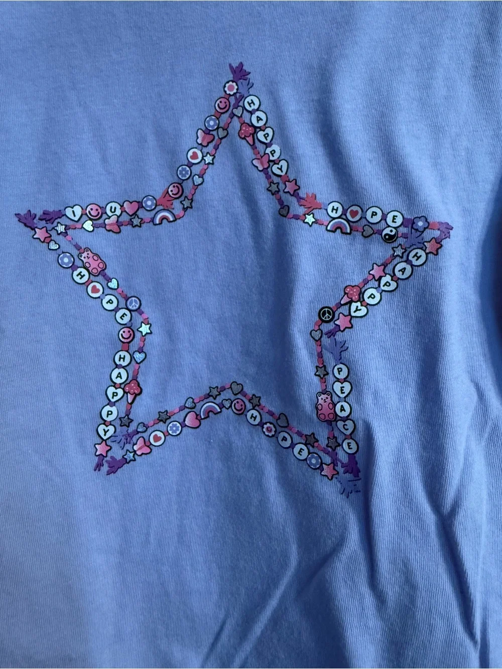 GAP Light Blue Long-Sleeve Tee Star